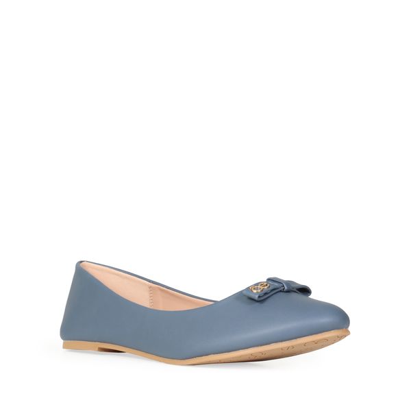 

Flats Punta Ovalada Suela Antiderrapante color Azul Talla: 24