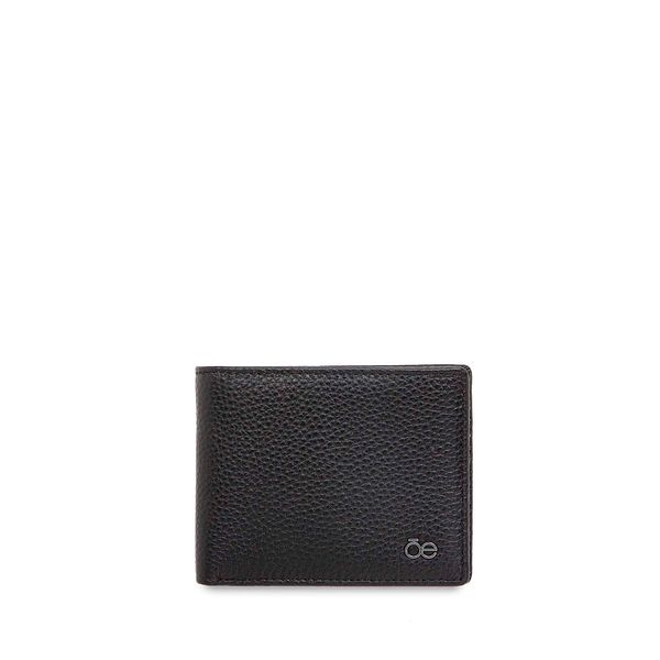 

Cartera Flap Chica Piel Genuina con Accesorios color Negro Talla: Unico