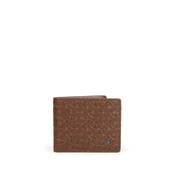 

Set de Cartera Tarjetero y Llavero para Hombre color Café Talla: Unico