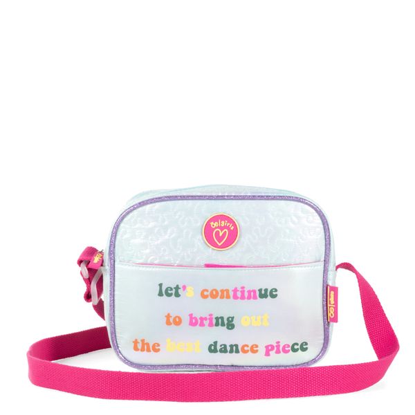 

Bolsa Crossbody para Niña Acabado Iridiscente color Azul Talla: Unico