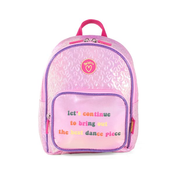 

Mochila Chica para Niña Acabado Iridiscente color Rosa Talla: Unico