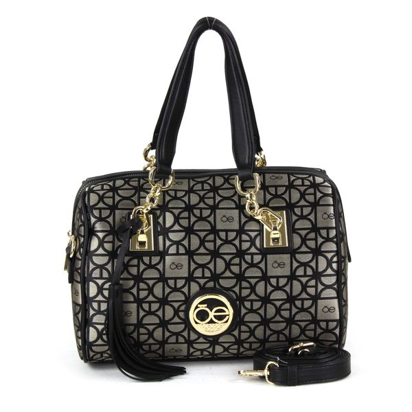 

Bolsa Bowling con Trama Icónica en color Negro Talla: Mediana