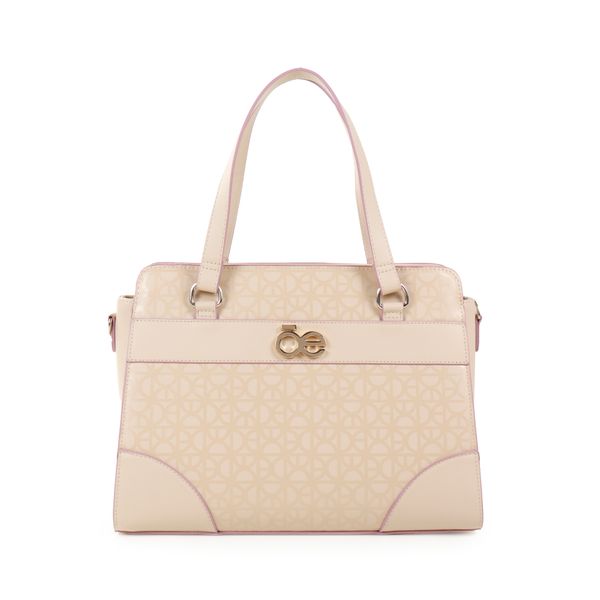 

Bolsa Satchel Atemporal Color Nude Talla: Unico