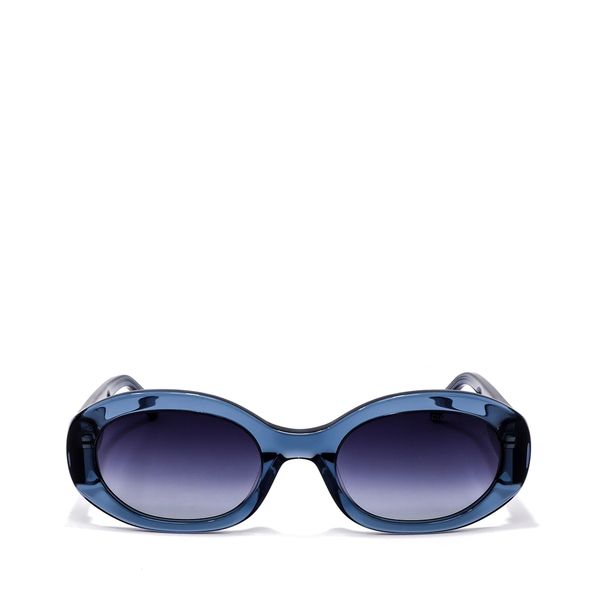 

Lente Solar Forma Ovalada con Armazón de Acetato color Azul Talla: Unico