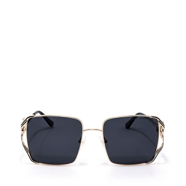 

Lente Solar Forma Cuadrada con Armazón de Metal color Oro Talla: Unico