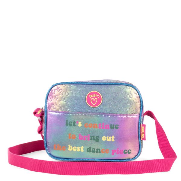 

Bolsa Crossbody para Niña Acabado Iridiscente color Morado Talla: Unico
