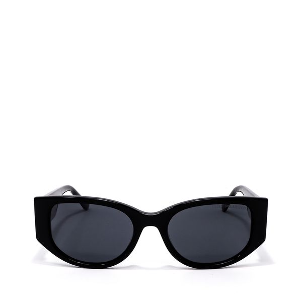 

Lente Solar Forma Hexagonal con Armazón de Acetato color Negro Talla: Unico