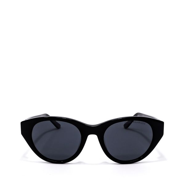 

Lente Solar Forma Cat Eye con Armazón de Acetato color Negro Talla: Unico