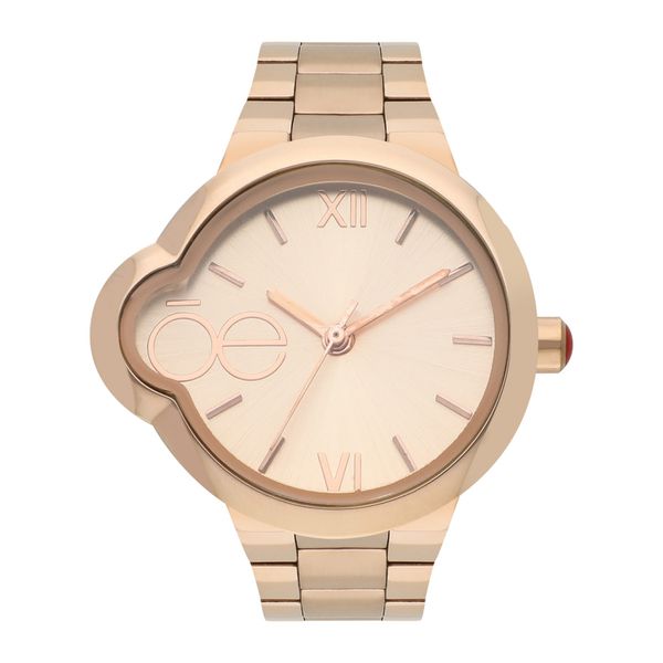 

Reloj Análogo para Dama con Relieve en Caja color Copper Talla: Unico