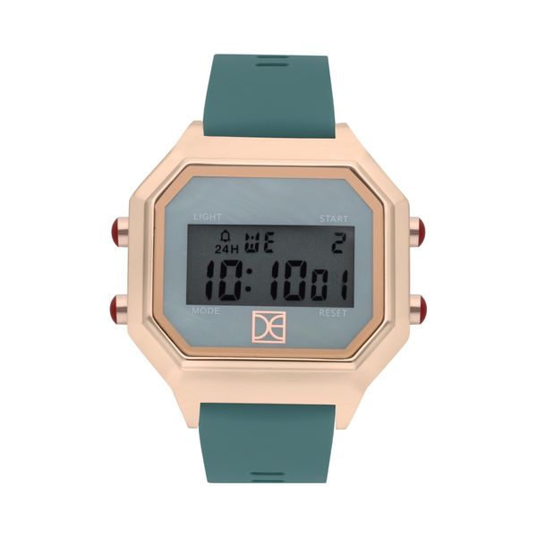 

Reloj Digital para Dama con Madre Perla en Caratula color Verde Talla: Unico