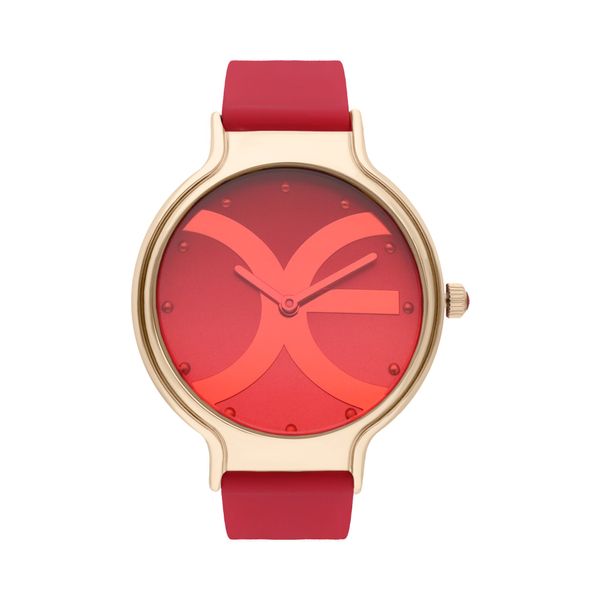 

Reloj Análogo para Dama con Cristal de color Similar Al Extensible color Rojo Talla: Unico
