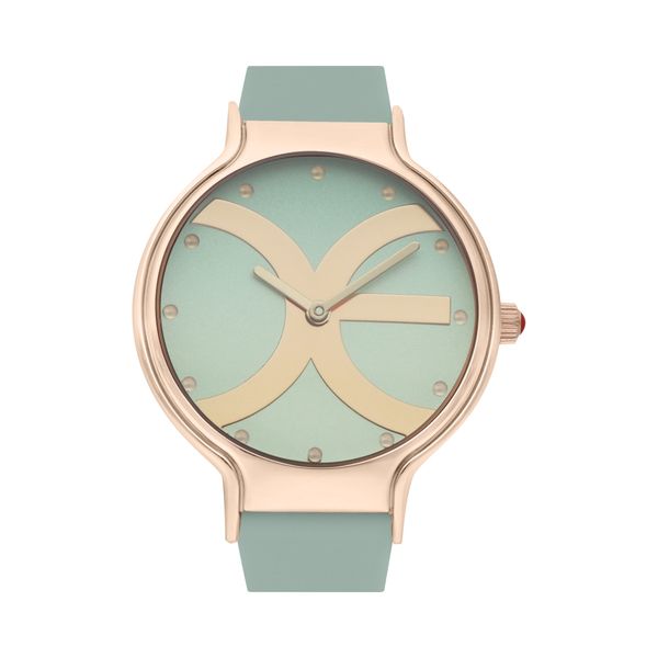 

Reloj Análogo para Dama con Cristal de color Similar Al Extensible color Verde Talla: Unico