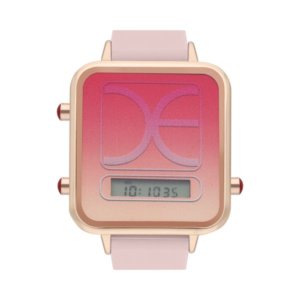 

Reloj Digital para Dama con Cristal de color Similar Al Extensible color Rosa Talla: Unico