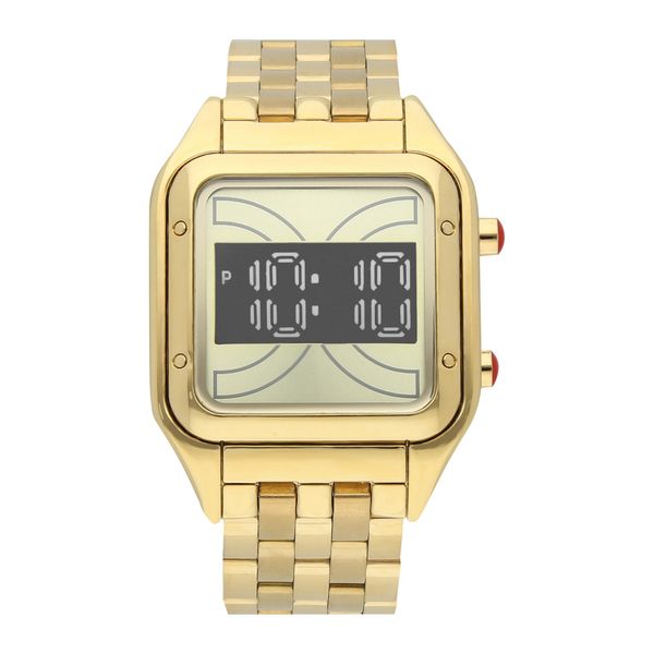 

Reloj Digital para Dama con Caratula Cuadrada color Oro Talla: Unico