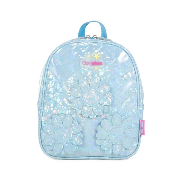 

Mochila Mediana para Niña Flores color Azul Talla: Unico