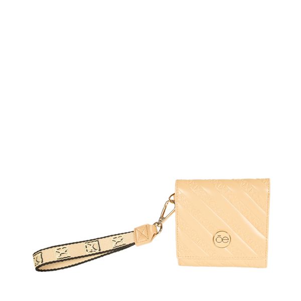 

Cartera Flap Chica con Maneral color Beige Talla: Unico