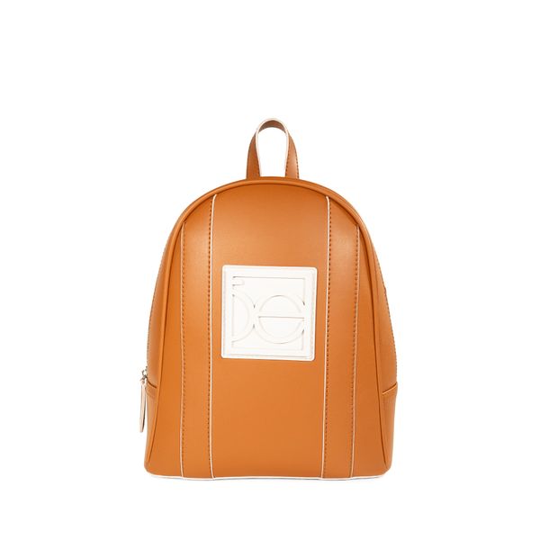 

Mochila Mediana Con Maxi Rubber Color Camel Talla: Unico