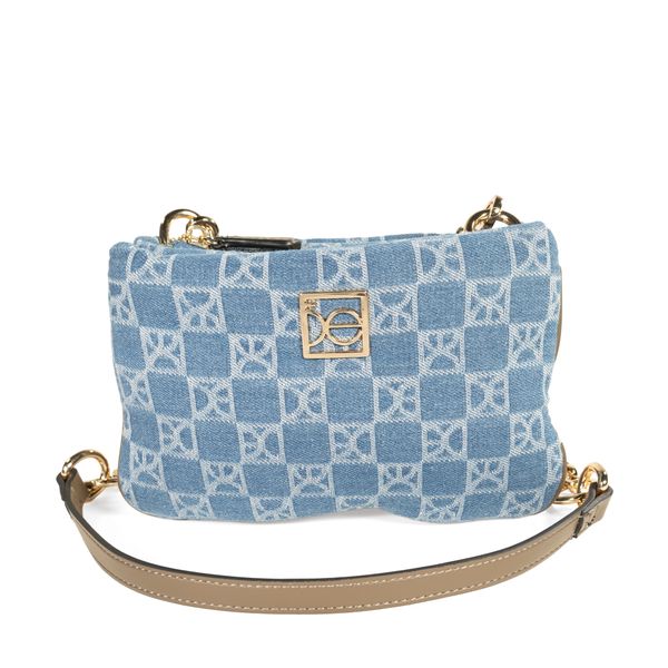 

Bolsa Crossbody Chica Textil Color Azul Talla: Unico