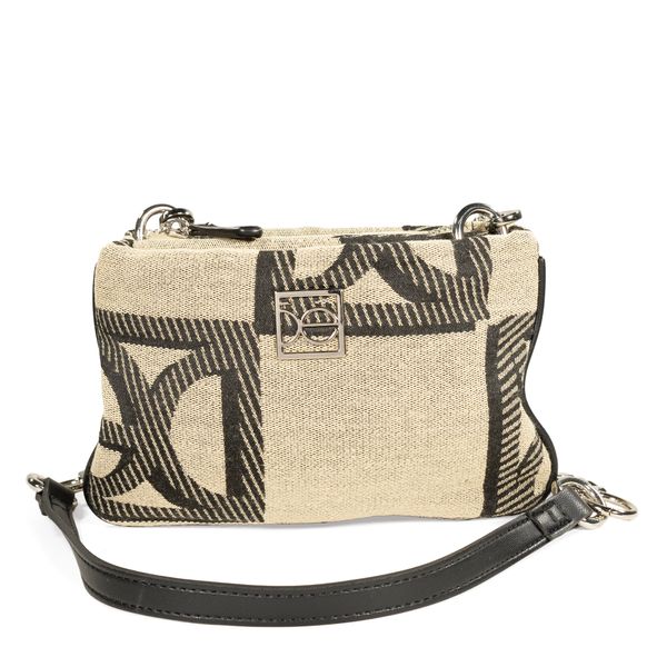 

Bolsa Crossbody Chica Textil Color Beige Talla: Unico