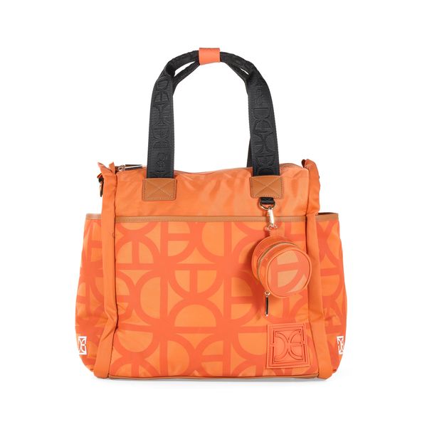 

Pañalera Grande Textil Con Accesorios Color Ocre Talla: Unico