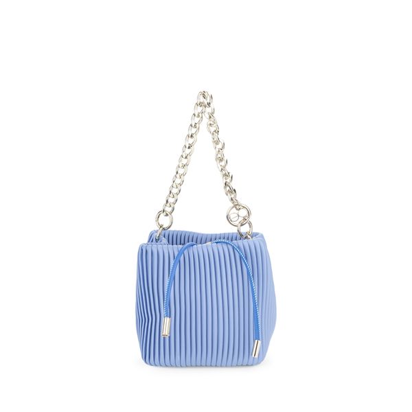 

Bolsa Crossbody Chica Diseño Plisado Color Azul Talla: Unico