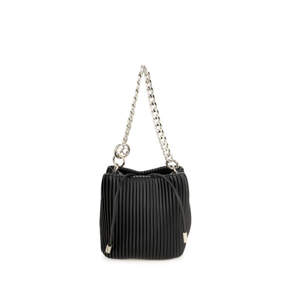 

Bolsa Crossbody Chica Diseño Plisado Color Negro Talla: Unico