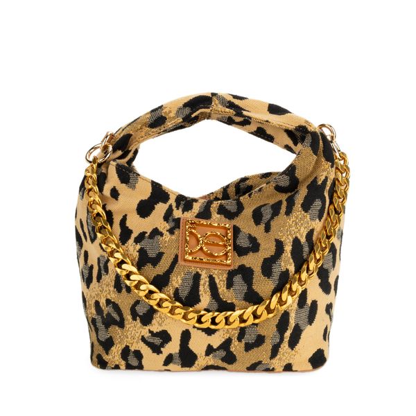 

Bolsa Hobo Mediana Estampado Animal Color Camel Talla: Unico