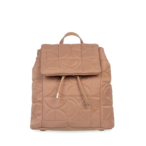 

Mochila Mediana Acolchada Textil Color Camel Talla: Unico