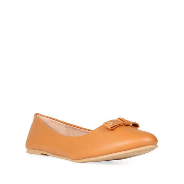 

Flats Punta Ovalada Suela Antiderrapante color Camel Talla: 23.5