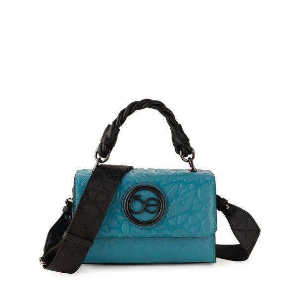 

Bolsa Briefcase Maneral Trenzado color Azul Turquesa Talla: Unico