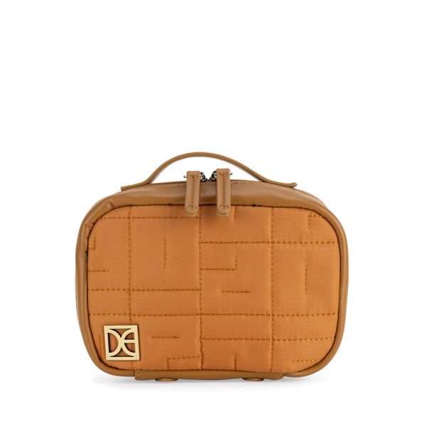 

Cosmetiquera Cierre Sencillo Chica Acolchada Textil color Camel Talla: Unico