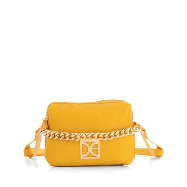 

Bolsa Crossbody Mediana Detalle de Cadena color Amarillo Talla: Unico