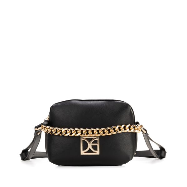 

Bolsa Crossbody Mediana Detalle de Cadena color Negro Talla: Unica