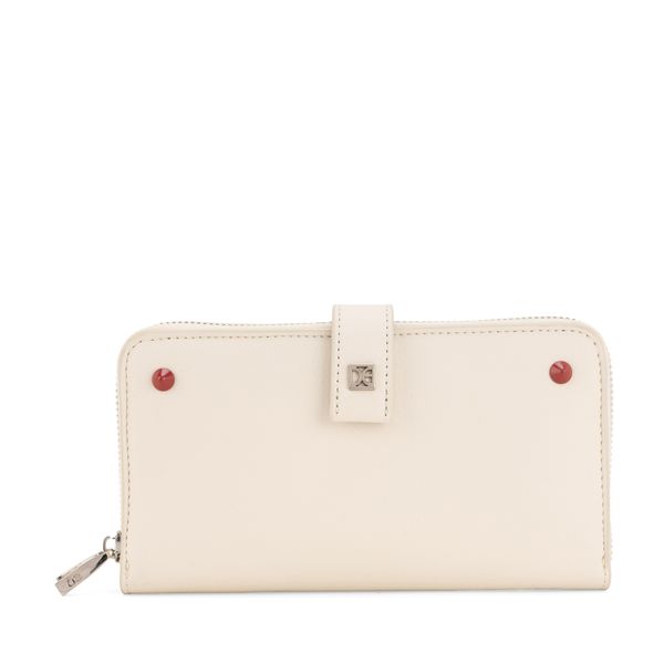 

Cartera Cierre Sencillo Grande color Beige Talla: Unico