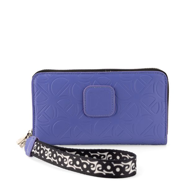 

Cartera Grande Cierre Sencillo con Maneral color Lila Talla: Unico