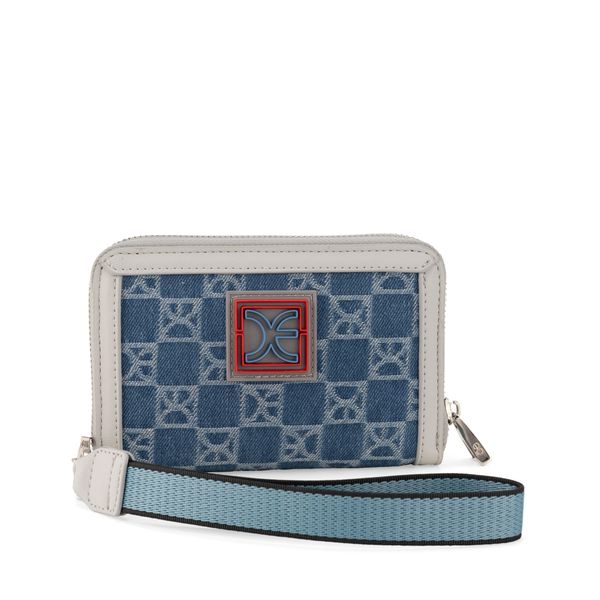 

Cartera Cierre Sencillo Mediana con Maneral color Gris Talla: Unico
