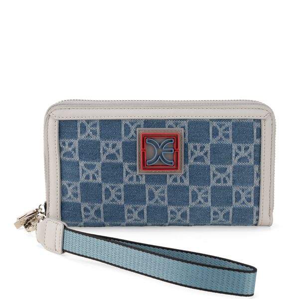 

Cartera Cierre Sencillo Grande con Maneral color Gris Talla: Unico