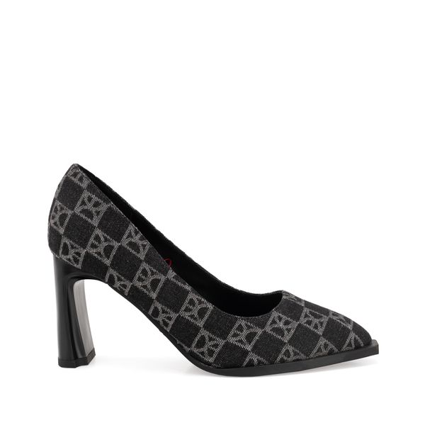 

Zapatilla De Tacón Puntal En Knit Multicolor Talla: 24
