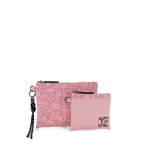 

Set De Cosmetiqueras Dos Piezas Color Rosa Talla: Unico