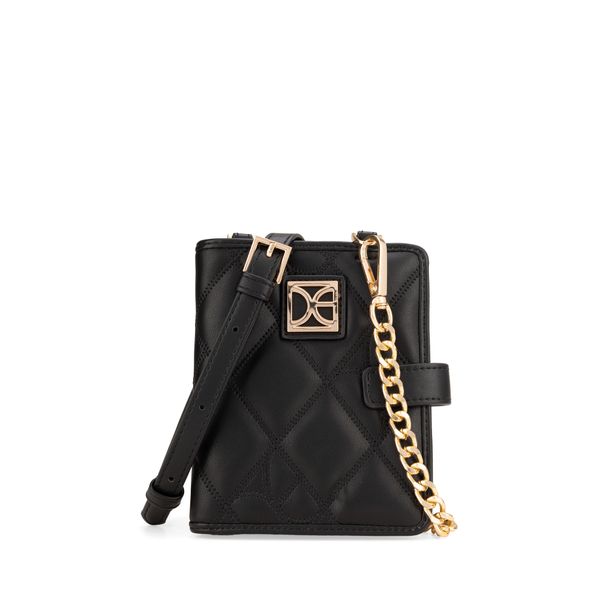 

Cartera Mediana Acolchada Doble Función Color Negro Talla: Unico
