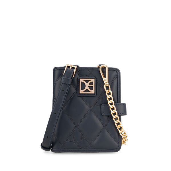 

Cartera Mediana Acolchada Doble Función Color Azul Marino Talla: Unico