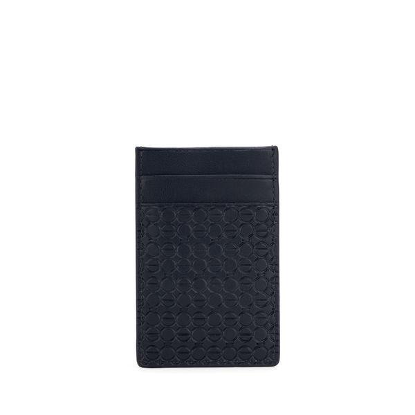 

Set De Tarjetero Clip Y Llavero Para Hombre Color Azul Marino Talla: Unica