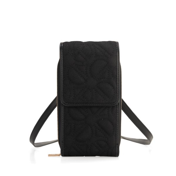 

Cartera Grande Doble Función Color Negro Talla: Unico