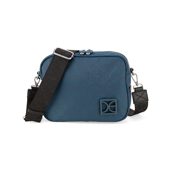 

Pañalera Crossbody Mediana Textil Color Azul Talla: Unico