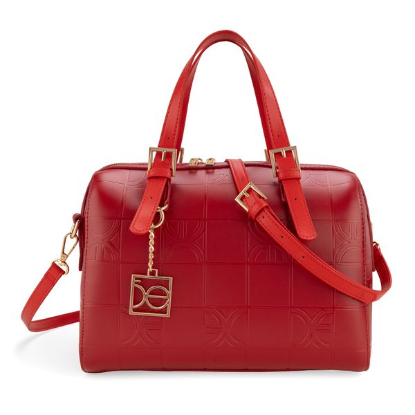 

Bolsa Bowling Monograma Troquelado color Rojo Talla: Unico