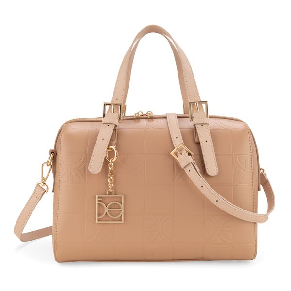 

Bolsa Bowling Monograma Troquelado color Nude Talla: Unico