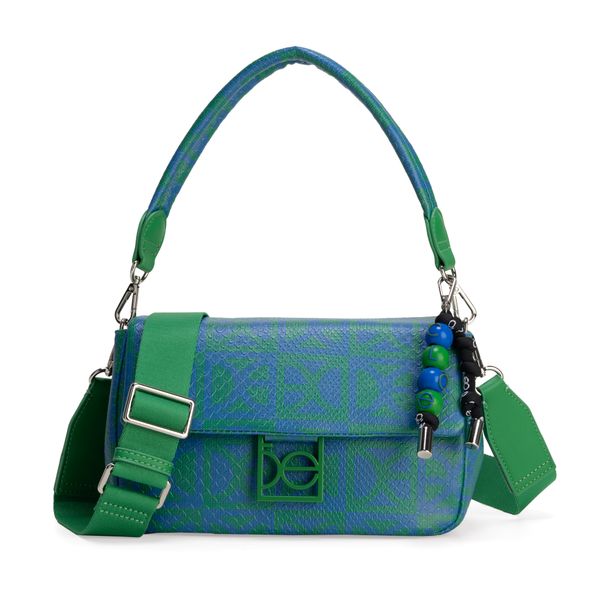

Bolsa Crossbody Monograma Estapado Con Charm Color Verde Talla: Unico