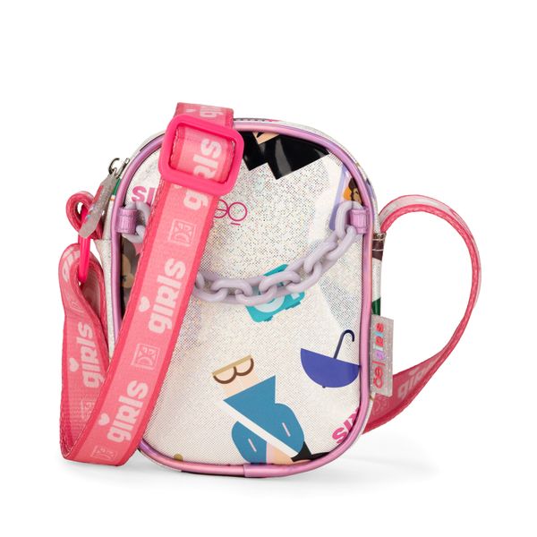 

Bolsa Crossbody Chica Para Niña color Plata Talla: Unico