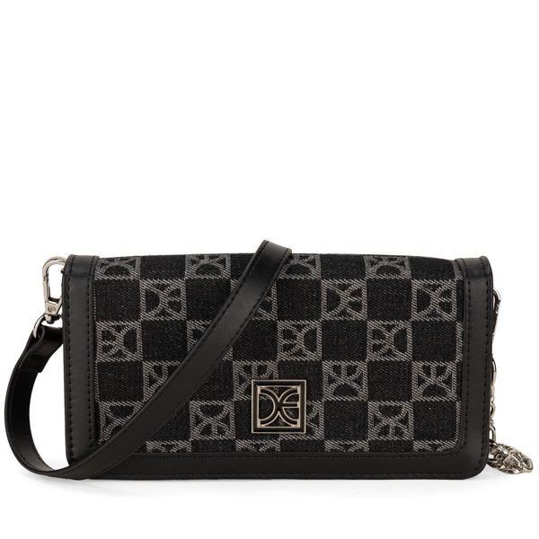 

Cartera Grande Textil Doble Uso color Negro Talla: Unico