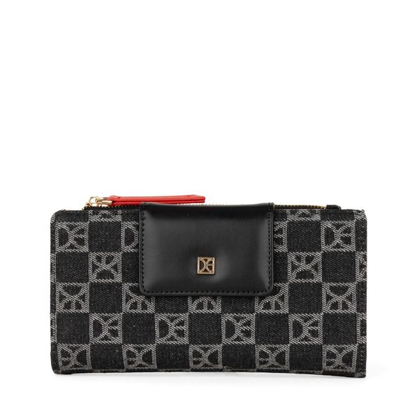

Cartera Grande Textil color Negro Talla: Unico